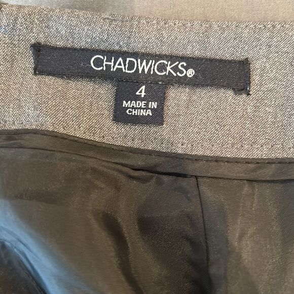 Chadwick’s grey pencil skirt size 4 - Picture 6 of 10